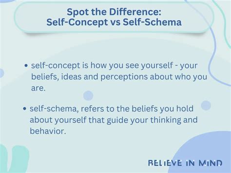 Self-Concept vs Self-Schema: The Battle for Your Mind