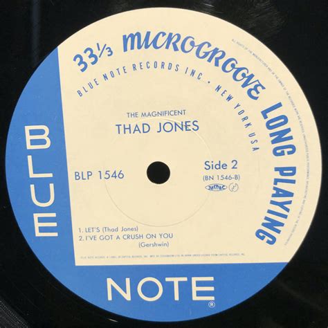 Yahoo オークション THAD JONES MAGNIFICENT LP BLUE NOTE TOSH