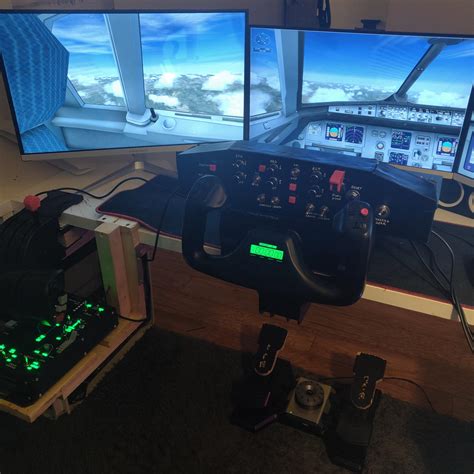 My Modest Homemade Flight Sim Setup Rhotas