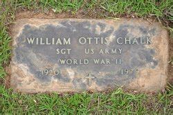 William Ottis Chalk M Morial Find A Grave