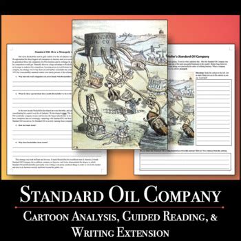 Standard Oil Political Cartoon Analysis - Guided Reading & Writing ...