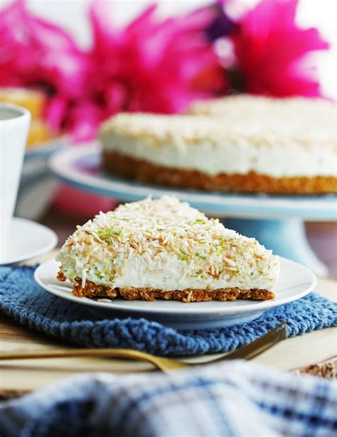 No Bake Coconut Lime Mascarpone Cheesecake Yay For Food