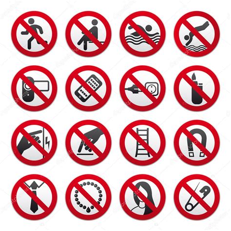 Se Ales De Prohibido Vector De Stock Depositphotos