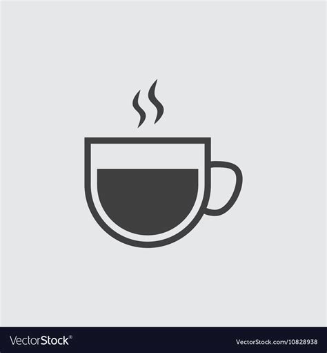 Hot Coffee Cup Icon Royalty Free Vector Image Vectorstock