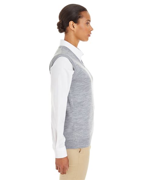 Harriton M415w Ladies Pilbloc V Neck Sweater Vest