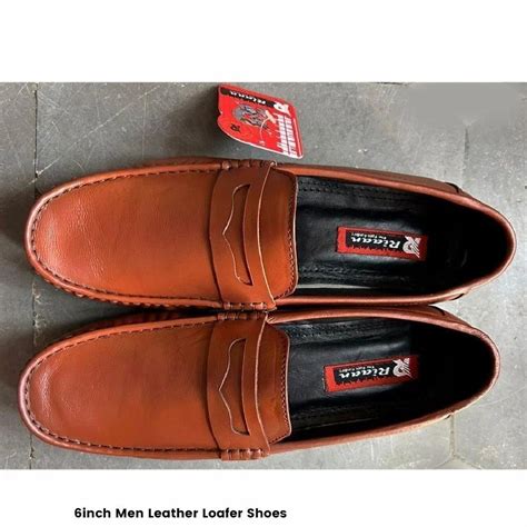 Plain Formal Wear Brown Men Leather Loafer Shoes At Rs Pair In