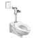 American Standard Afwall Millennium Flowise Dual Flush Elongated One