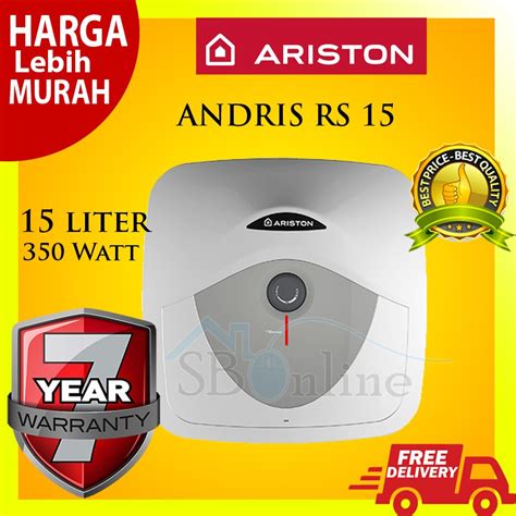 Jual Pemanas Air Listrik 15 Liter Electric Water Heater Ariston Andris