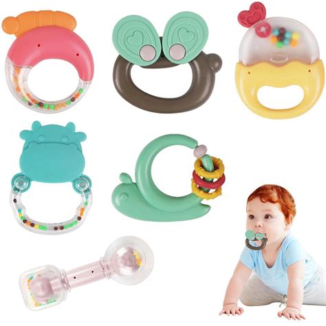 Buy Sensory Teether Rattle Rattle Teething Toys For Babies Baby