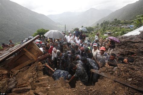 Nepal Landslides Bury Villages As Country Recovers From Earthquake