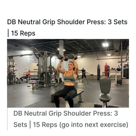 Db Neutral Grip Shoulder Press Sets Reps By Corporal K