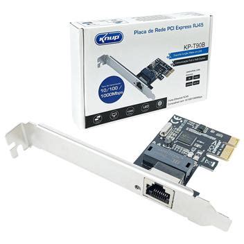 Placa De Rede Gigabit Pci Express Mbps Rj Ethernet Lan