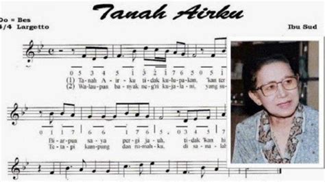 Lirik Lagu Tanah Airku Ciptaan Ibu Sud - UtakAtikOtak.com