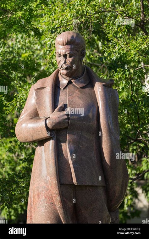 Statue Of Joseph Stalin Mid Th Century Soviet Dictator With A