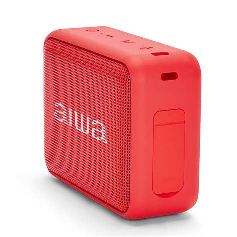 Altavoz Usb Fm Bluetooth Rojo Aiwa Bs Rd Comercialatalaya