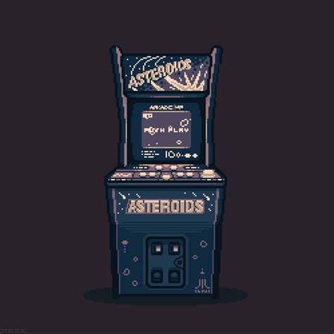 Asteroids Arcade Machine By No L Kalunder