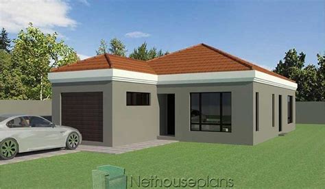 Building Plans South Africa: 3 Bedroom House Floor Plan