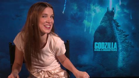 Millie Bobby Brown Interview Godzilla