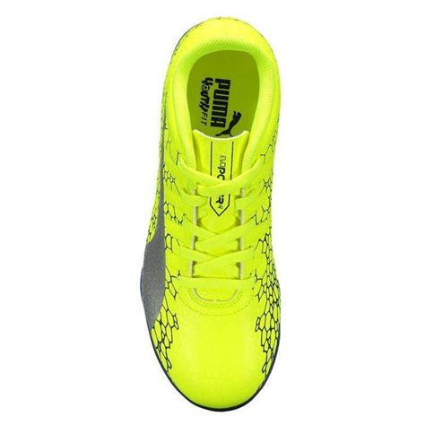 Chuteira Puma Evopower Vigor Tt Society Juvenil Amarela Futfanatics