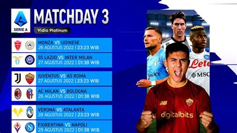 Link Live Streaming Liga Italia Matchday Di Vidio