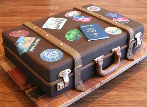 Fondant Celebration Cakes Travel Cake Suitcase Cake Luggage Cake