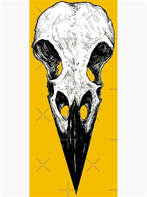 "Raven Skull" Art Print by WishingInkwell | Redbubble