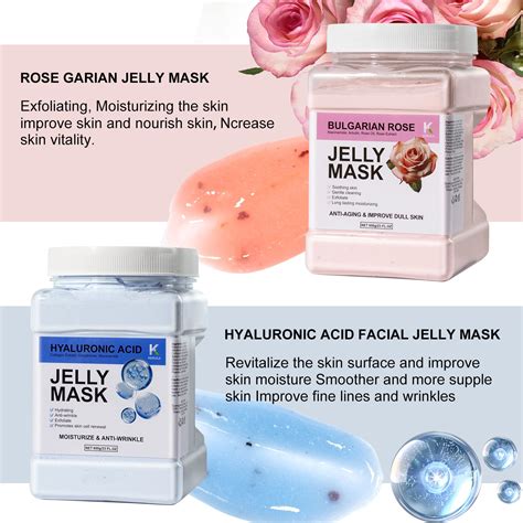 Keruila Bulgarian Rose Jelly Masks For Facials Professional Rose Masks