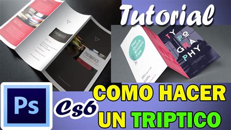 Tutorial Como Hacer Un Triptico En Photoshop Cs Youtube