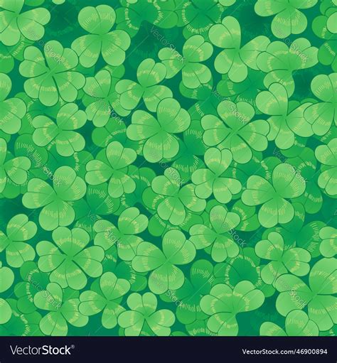 Clover pattern Royalty Free Vector Image - VectorStock