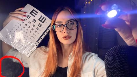 ASMR EXAMEN DE LA VISTARoleplay Médico Soft Spoken YouTube