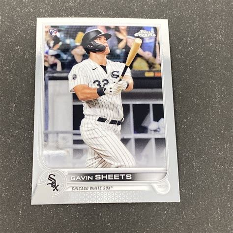 Gavin Sheets ROOKIE CARD 2022 Topps Chrome 146 Base Set RC Chicago