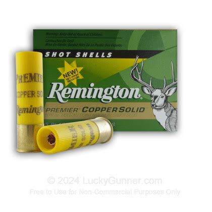 Premium 20 Ga Remington Copper Solid Sabot Slugs For Sale 2 3 4 5 8