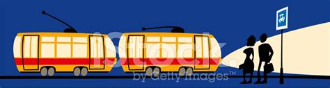 Tram Stop Stock Vector | Royalty-Free | FreeImages