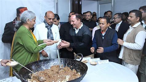 Halwa Ceremony — Union Budget 2023 24 At The Final Stages The Hindu