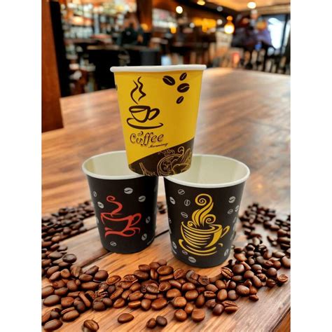 Jual Hot Paper Cup Motif Gelas Kertas Motif Oz Ml Tanpa