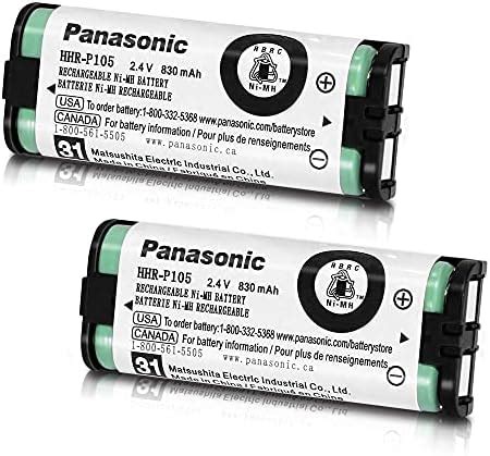 2PACK HHR P107 NI MH Rechargeable Battery 3 6V 650mAh Replacement