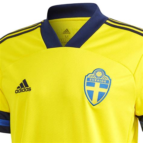 Sweden national team Home soccer jersey 2020/21 - Adidas ...