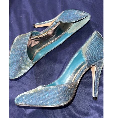 Blue Sparkly Michael Shannon Heels Gem