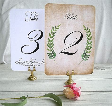 Table Card Holder Wedding Table Number Holder Tall Table Etsy