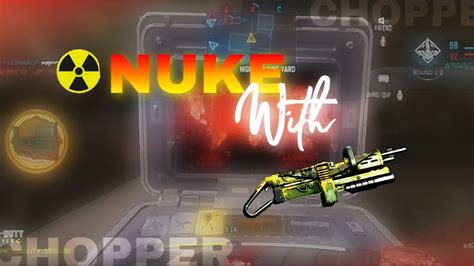 Legendary Rank Nuke With Chopper Call Of Duty Mobil Youtube