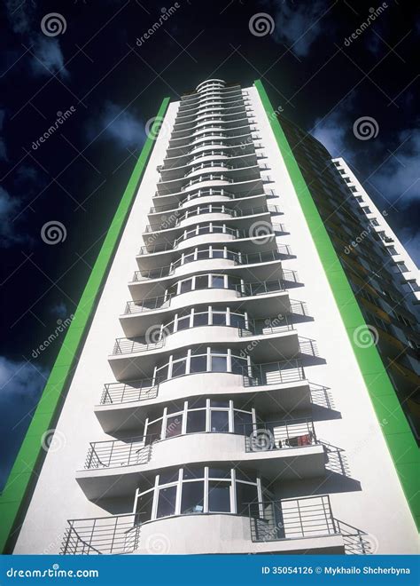 Brand new apartments. stock photo. Image of city, highrise - 35054126