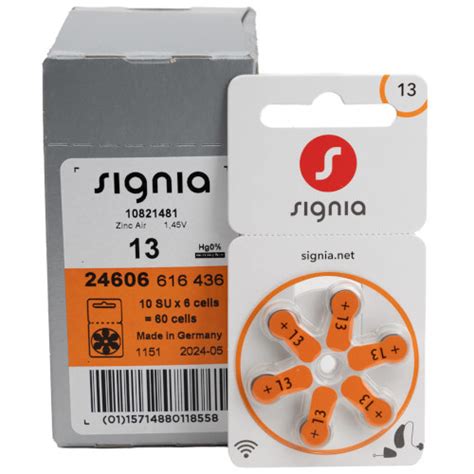 Signia 13-Size Hearing Aid Battery Price in Bangladesh | Bdstall