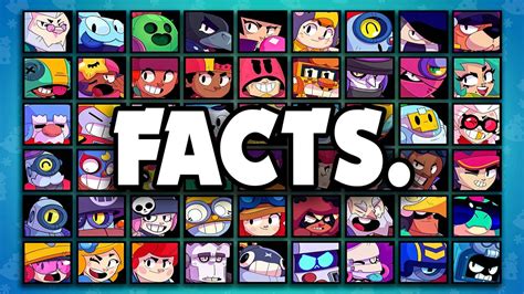 Facts About Every Brawler In Brawl Stars Youtube