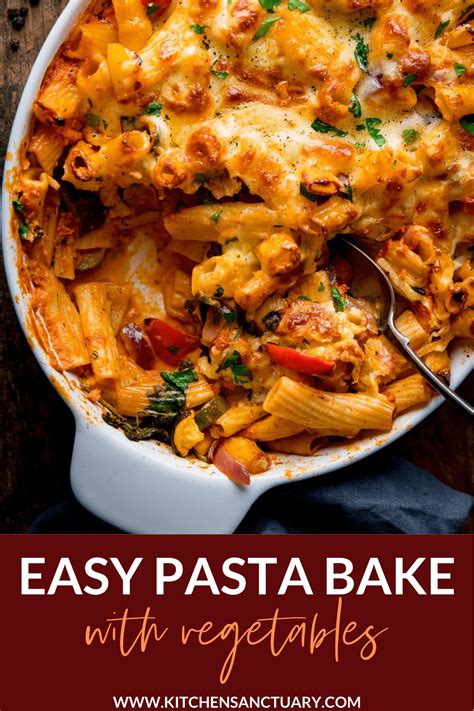 Vegetable Pasta Bake Nickys Kitchen Sanctuary