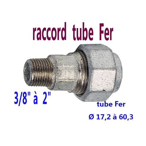 Raccord Fer Huot Gebo Filetage M Le Raccord Femelle Tube Fer Sanilandes