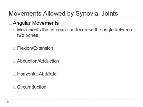 Chapter 8 Joints Classification Of Joints Objectives Define