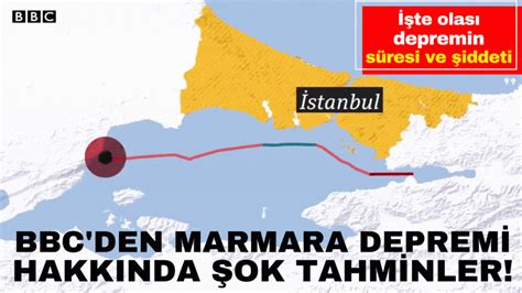 Bbc Den Beklenen Marmara Depremi Hakk Nda Ok Tahminler Te Depremin