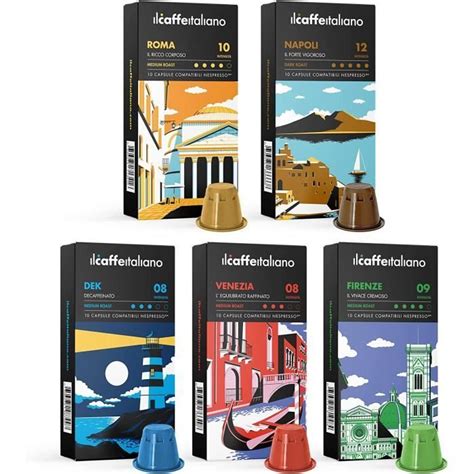 Capsules De Caf Compatibles Nespresso Kit De D Gustation Tour D