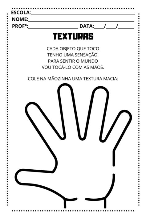 Ed. INFANTIL - ATIVIDADES ALINHADAS A BNCC - TEXTURAS - Cuca Super