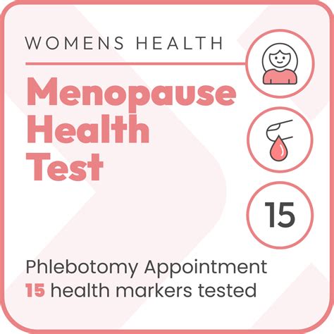 Menopause Health Test – Wimbledon Park Travel Clinic
